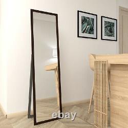 140x50cm Floor Mirror Large Long Long Longueur Porte Suspension / Miroir Debout Gratuit