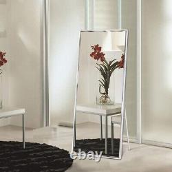 Amazon Marque Eono 65x24 Miroir De Sol Avec Cadre Blanc Grande Longueur Complète