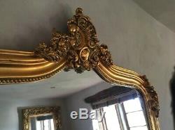 Antique Gold Grande Arche Cadrage Française Leaner Robe Dressing Miroir Mural