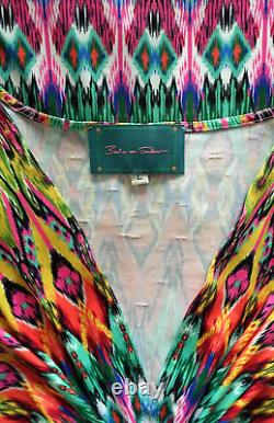 BNWT BEATRICE VON TRESCKOW Robe maxi aztèque multicolore taille L