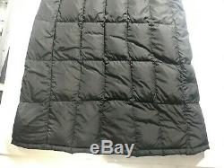 Black North Face Cadrage En Pied Quilted Puffer 700 Long Manteau Grande