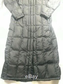 Black North Face Cadrage En Pied Quilted Puffer 700 Long Manteau Grande
