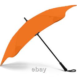 Blunt Parapluie Classique Orange Grand Bâton Pleine Longueur 120cm 2-year Warranty