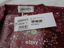 Bnwt Liberty Of London Dames Adelajda Pure Set De Pyjama En Soie Taille Uk L (16)