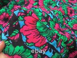 Bnwt Rixo Kristen Hibiscus Floral Imprimer Robe Maxi Ruffled Taille Boho L Uk 14