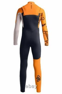 C-skins Youth Kids Junior Sessions 4/3mm Zipped Steamer Full Length Wetsuit