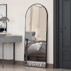 CASSILANDO Miroir Pleine Longueur 163cmX54cm Grand Miroir sur Pied, Miroir de Sol Lisse Ar