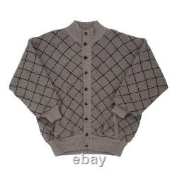 Cardigan large en coton gris Ungaro