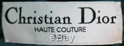 Christian Dior Haute Couture En Satin De Soie Corset Sculptée Robe Royaume-uni 12