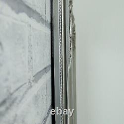Eton Silver Extra Grand Shabby Chic Full Length Floor Wall Mirror 27x62