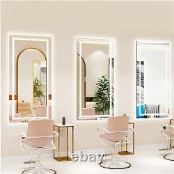 Extra Grand Miroir De Salle De Bain Led Pleine Longueur Miroir Mural Dimmable Maquillage