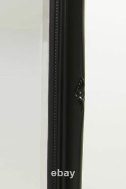 Extra Large Classic Full Length Long Black Mirror 6ft7 X 4ft7 201cm X 140cm