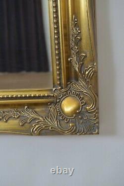 Extra Large Full Length Gold Wall Mirror Antique 5ft6 X 2ft6 167cm X 76cm