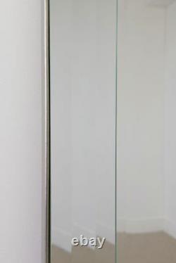 Extra Large Full Length Silver Tout Verre Miroir Mural 5ft8 X 3ft8 172cm X 111cm