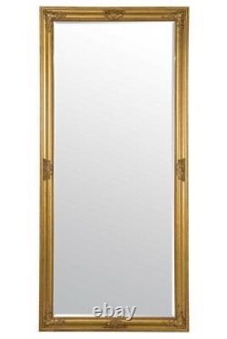 Extra Large Full Length Wall Mirror Gold Antique 5ft3 X 2ft5 160cm X 73cm