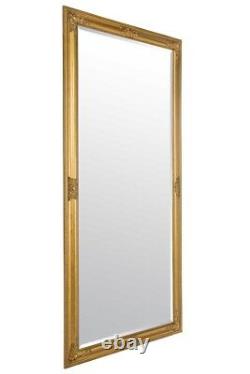 Extra Large Full Length Wall Mirror Gold Antique 5ft3 X 2ft5 160cm X 73cm