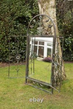 Extra Large Garden Wall Mirror Full Length Vintage 4ft3 X 4ft4 130cm X 132cm