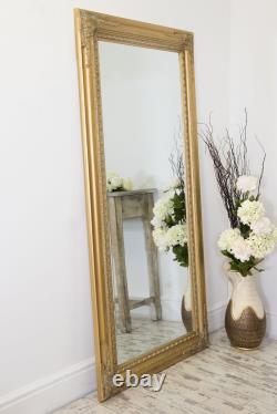 Extra Large Or Antique Wall Mirror Pleine Longueur 5ft10 X 2ft10 178cm X 87cm