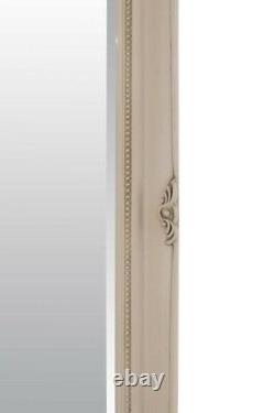 Extra Large Ornate Full Length Leaner Long Ivory Mirror 5ft7 3ft7 170cm X 109cm