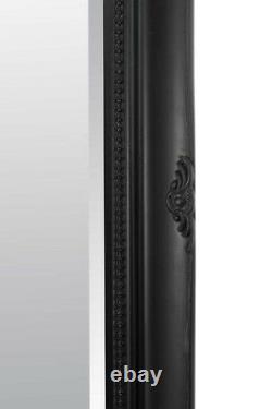 Extra Large Wall Mirror Black Antique Vintage Pleine Longueur 5ft7 X 2ft7 170 X 79cm