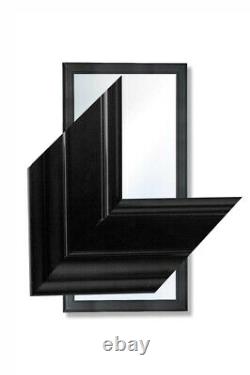 Extra Large Wall Mirror Black Framed Modern Full Length 8ft9 X 4ft9 267x145cm