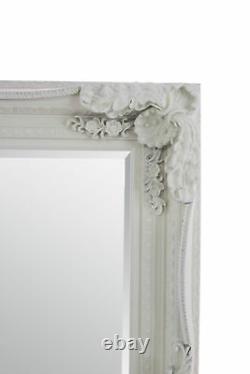 Extra Large Wall Mirror Cream Antique Vintage Pleine Longueur 4ft1x6ft1 1235x185cm
