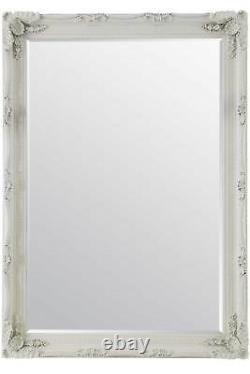 Extra Large Wall Mirror Cream Antique Vintage Pleine Longueur 5ft1x7ft1 154 X 215cm