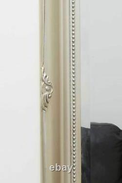 Extra Large Wall Mirror Silver Antique Vintage Pleine Longueur 6ft7x4ft7 201 X 140cm