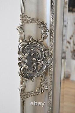 Extra Large Wall Mirror Silver Décoratif Antique Pleine Longueur 7ftx5ft 213x152cm