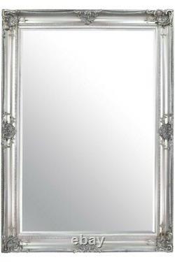 Extra Large Wall Mirror Silver Décoratif Antique Pleine Longueur 7ftx5ft 213x152cm