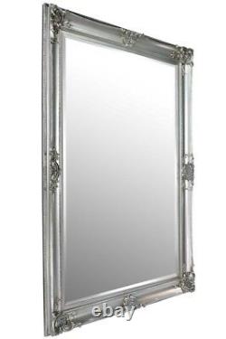 Extra Large Wall Mirror Silver Décoratif Antique Pleine Longueur 7ftx5ft 213x152cm