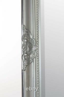 Extra Large Wall Mirror Silver Vintage Pleine Longueur 5ft6 X 3ft6 165.5cm X 105.5cm