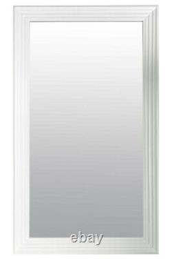 Extra Large White Modern Wall Mirror Retro Pleine Longueur 5ft6x2ft6 1672mmx756mm