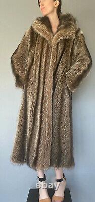 Full Length 60s Vintage Raccoon Fur Coat! Petit Moyen Ou Grand Gorgé