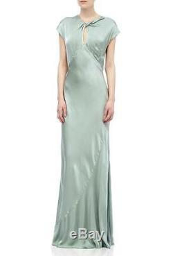 Ghost Hollywood Wendy Dusty Green Dress Taille L Rrp £ 225 Re077 DD 18