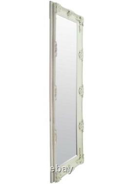 Grand Abbey Leaner Ivory Ornate Full Length Wall Mirror 5ft6 X 2ft7 168cm X 79cm