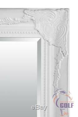 Grand Blanc Leaner Cadrage Mur Miroir 5ft7 X 2ftt7 (170cm X 79cm)