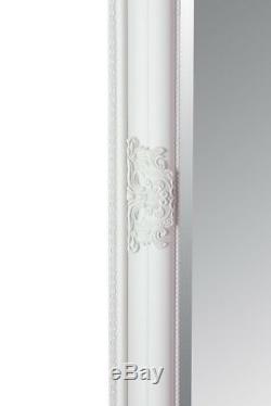 Grand Blanc Longueur Pleine Miroir Mural 5ft3 X 2ft5 X 160cm 73cm