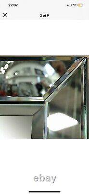Grand Cadre En Verre Vénitien Rectangle Leaner Mur Pleine Longueur Miroir 178cm X 76