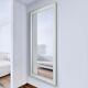 Grand Miroir Antique Design Full Length White Wall 5ft3 X 2ft5 163cm X 73cm Nouveau