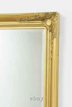 Grand Miroir D'or Antique Classic Pleine Longueur Orné 110cm-200cm X 79cm-140cm