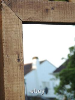 Grand Miroir En Bois Pleine Longueur (livraison Possible Au Royaume-uni)