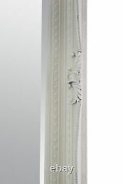 Grand Miroir Louis Cream Ivory Antique Full Length Leaner Wall 185cm X 123cm
