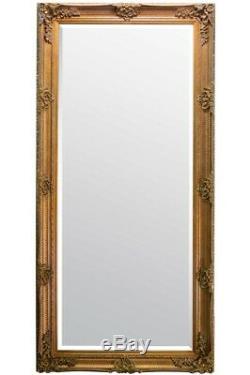 Grand Miroir Mural Abbey Or Shabby Chic Cadrage En Pied 5ft5 X 165cm X 78cm 2ft7