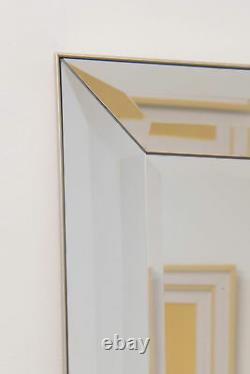 Grand Miroir Vénitien De Mur Long Leaner De Longueur Pleine Longueur 165cm X 78cm