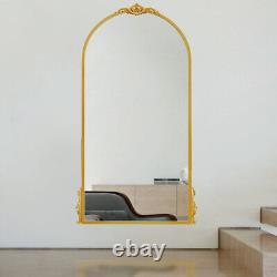 Grand miroir antique cintré pleine longueur 180cm Décoration pour le salon et la chambre à coucher