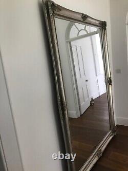 Grand miroir argenté d'occasion, pré-possédé 145cm x 210cm