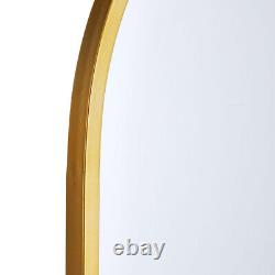 Grand miroir doré de style antique en pleine longueur, monté au mur et incliné, au Royaume-Uni