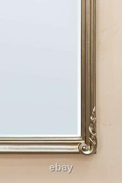 Grande Laura Ashley Patrica Champagne Gilt Floor Ornate French Full Length Mirror