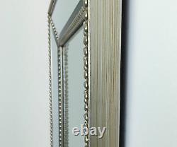 Hartland Champagne Argent Longueur Complète Long Wall Lawson Perled Mirror 54,5x18.5